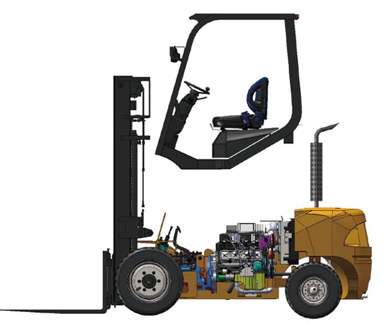 N Series 4.0T-Mini 5.0T LPG&Gasoline Forklift